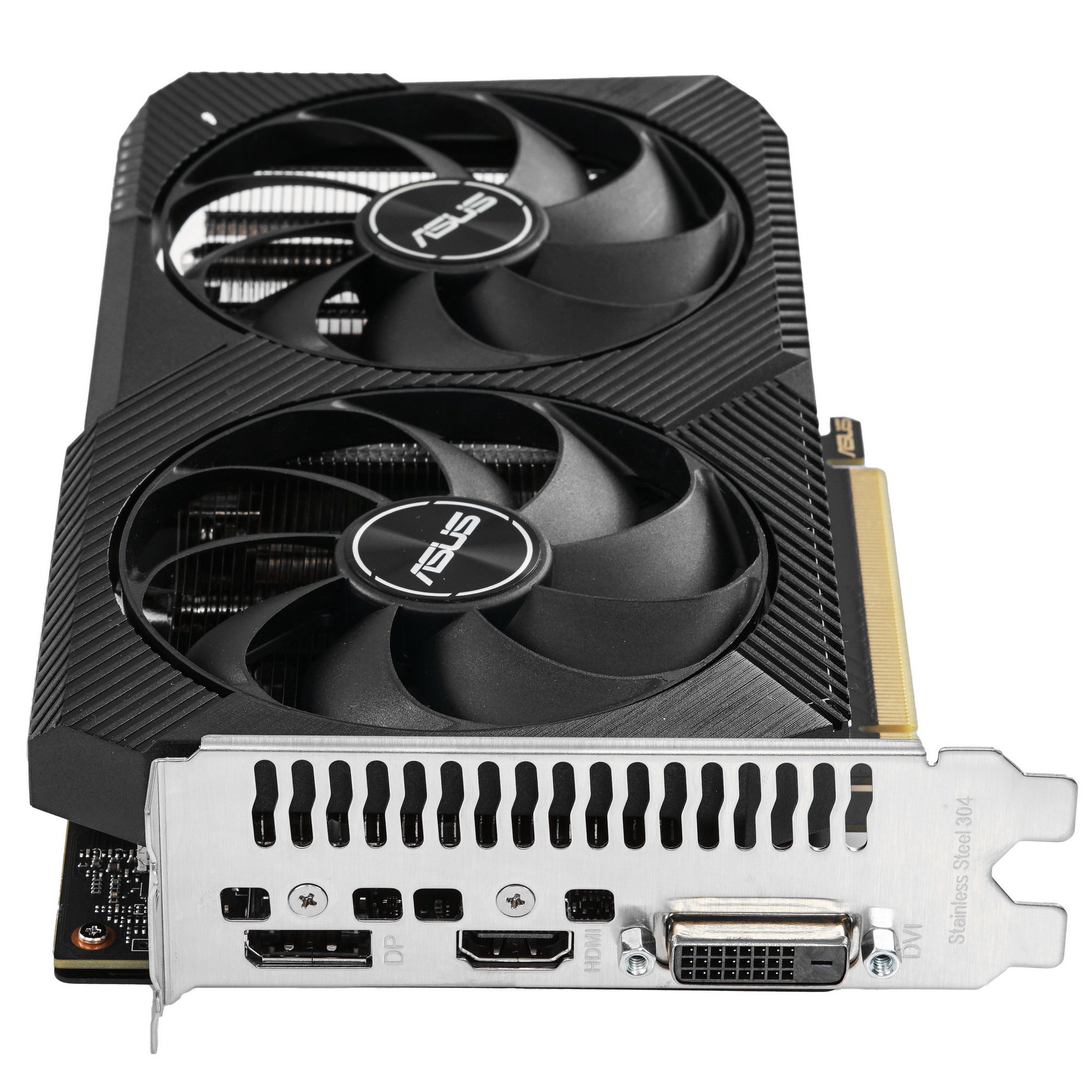 Видеокарта Asus NVIDIA GeForce RTX 3050 8192Mb DUAL-RTX3050-O8G-V2 PCI-E 4.0 128 GDDR6 1822/14000 HD