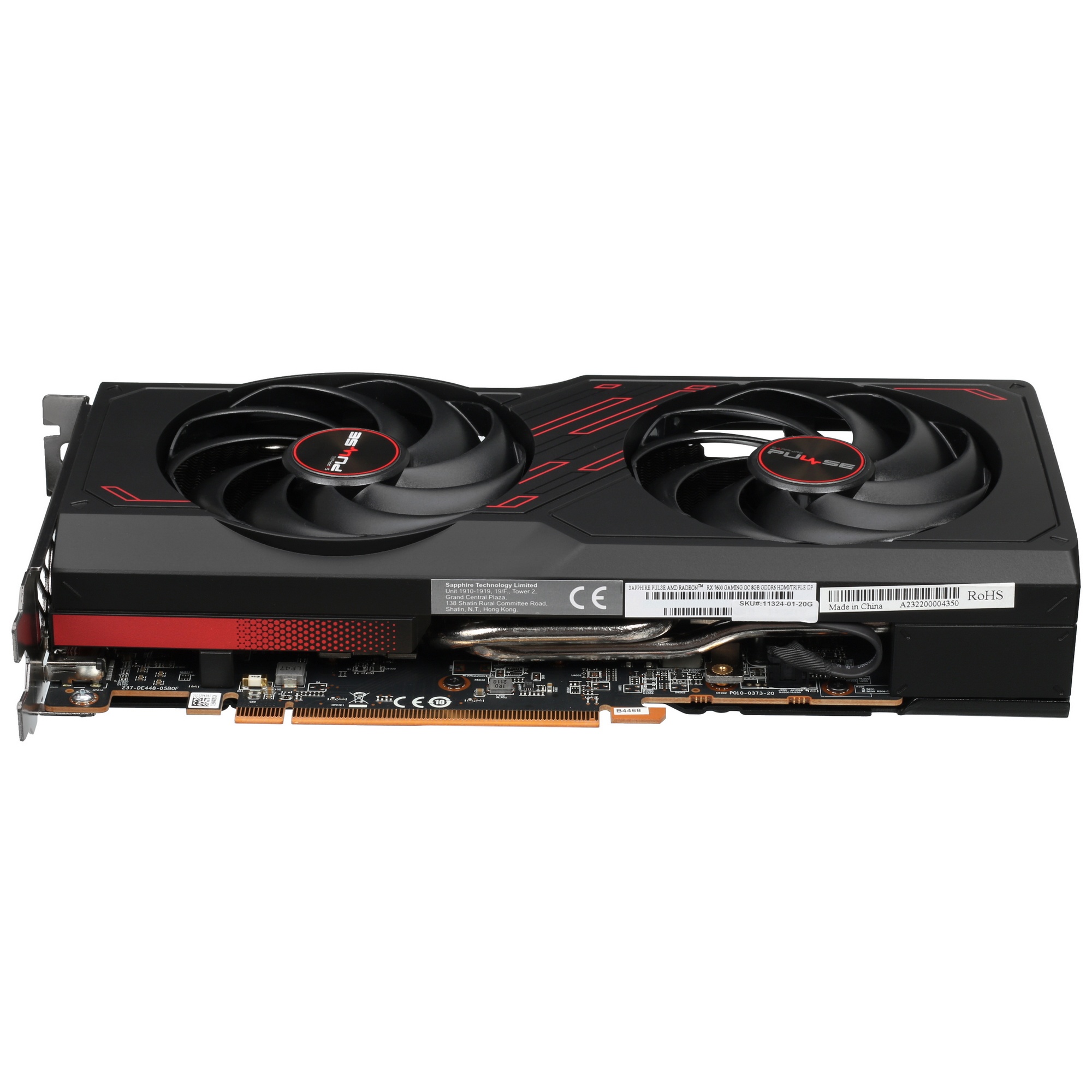 Видеокарта Sapphire RX7600 PULSE 8GB 128-bit GDDR6 HDMI 3xDP 2FAN RTL