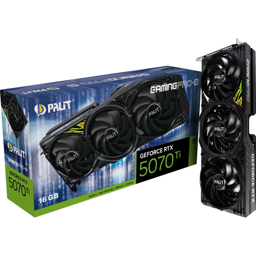 Видеокарта MSI PCI-E 5.0 RTX 5070TI 16G VENTUS 3X NVIDIA GeForce RTX 5070TI 16Gb 256bit GDDR7 2452/2