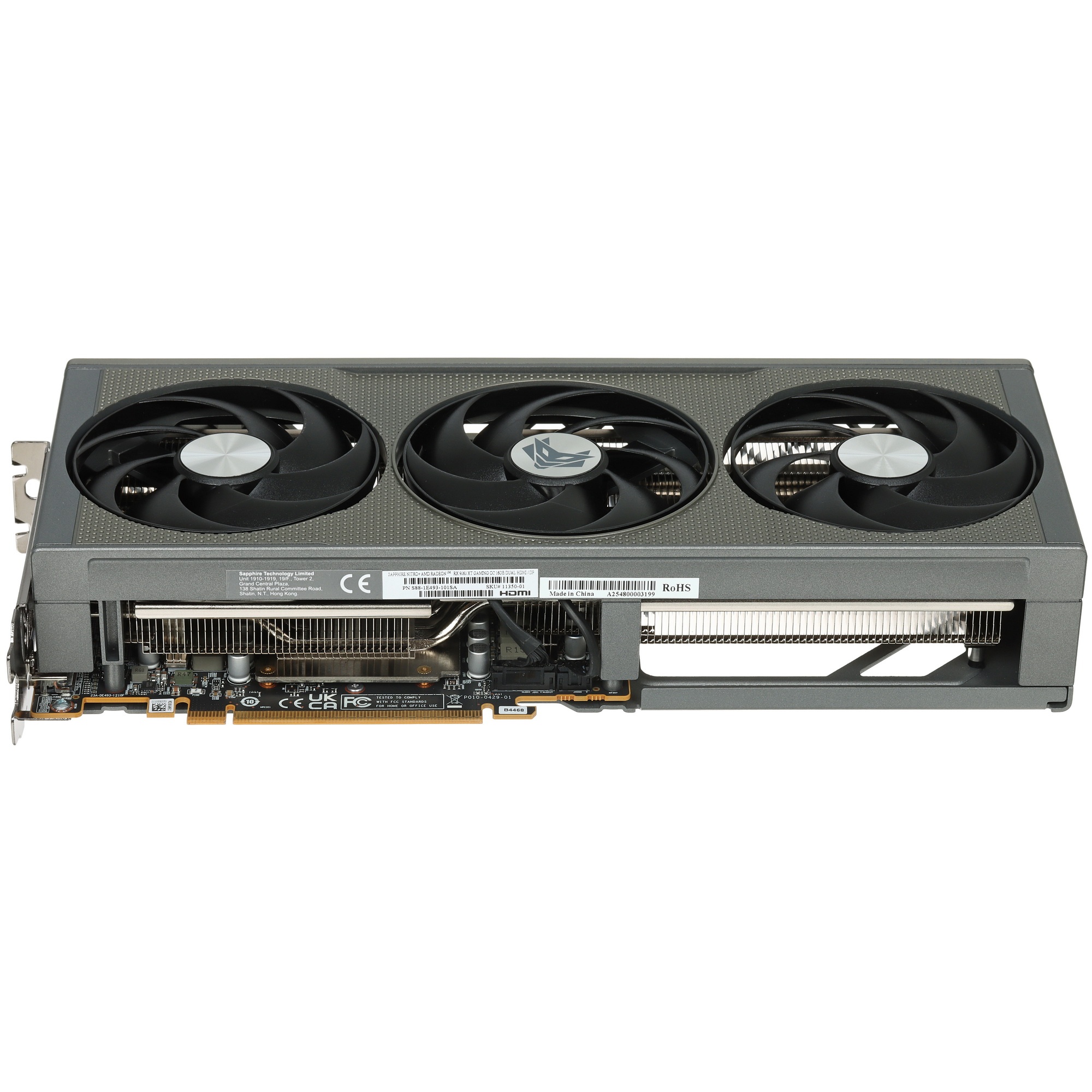Видеокарта Sapphire PCI-E 5.0 11350-01-20G NITRO+AMD RADEON RX 9060 XT GAMING OC 16GB DUAL AMD Radeo