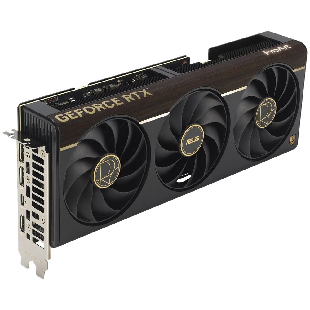 Видеокарта ASUS RTX5080 PROART OC 16GB GDDR7 256bit Type-C(DP) 2xDP HDMI 3FAN RTL (PROART-RTX5080-O1