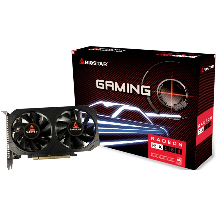 Видеокарта AMD Radeon RX 560 Biostar 4GB (VA5615RF41)