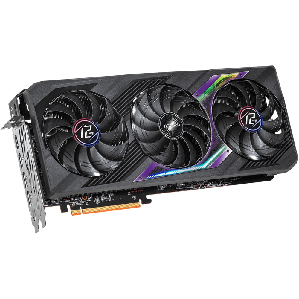 Видеокарта AMD Radeon RX 7700 XT ASRock Phantom Gaming OC 12GB (RX7700XT PG 12GO)