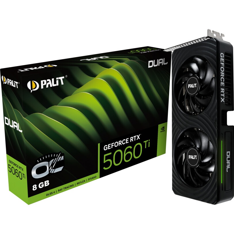 Видеокарта MSI PCI-E 5.0 RTX 5060 Ti 8G VENTUS 2X CLASSIC NVIDIA GeForce RTX 5060TI 8Gb 128bit GDDR7