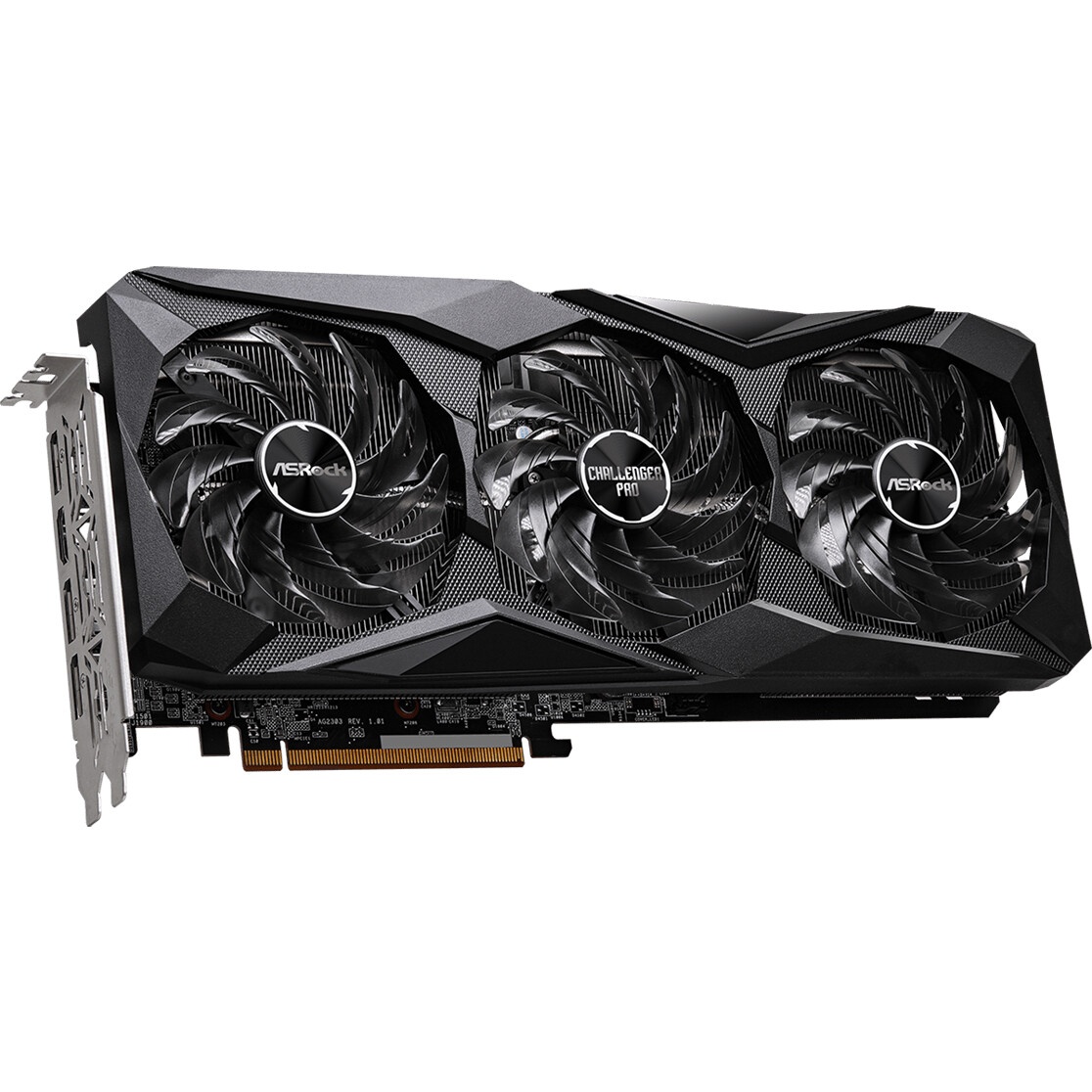 Видеокарта AsRock RX7600 PG 8GO AMD Radeon RX 7600 8Gb 128bit GDDR6 2355/18000 HDMIx1 DPx3 HDCP Ret