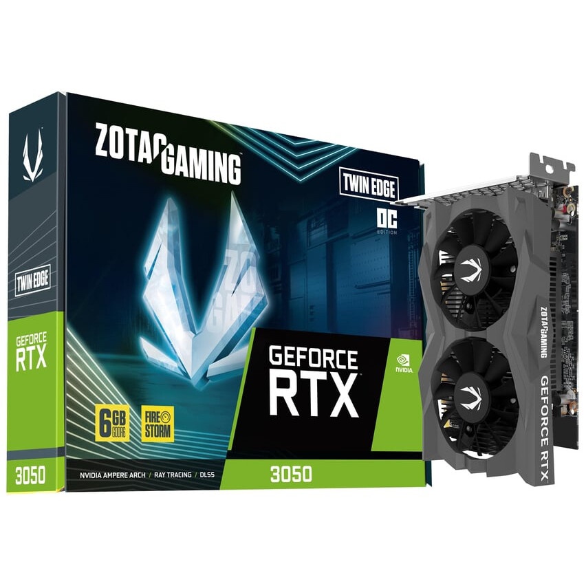Видеокарта AFOX PCIE16 RTX3050 6GB AF3050-6GD6H4-V2