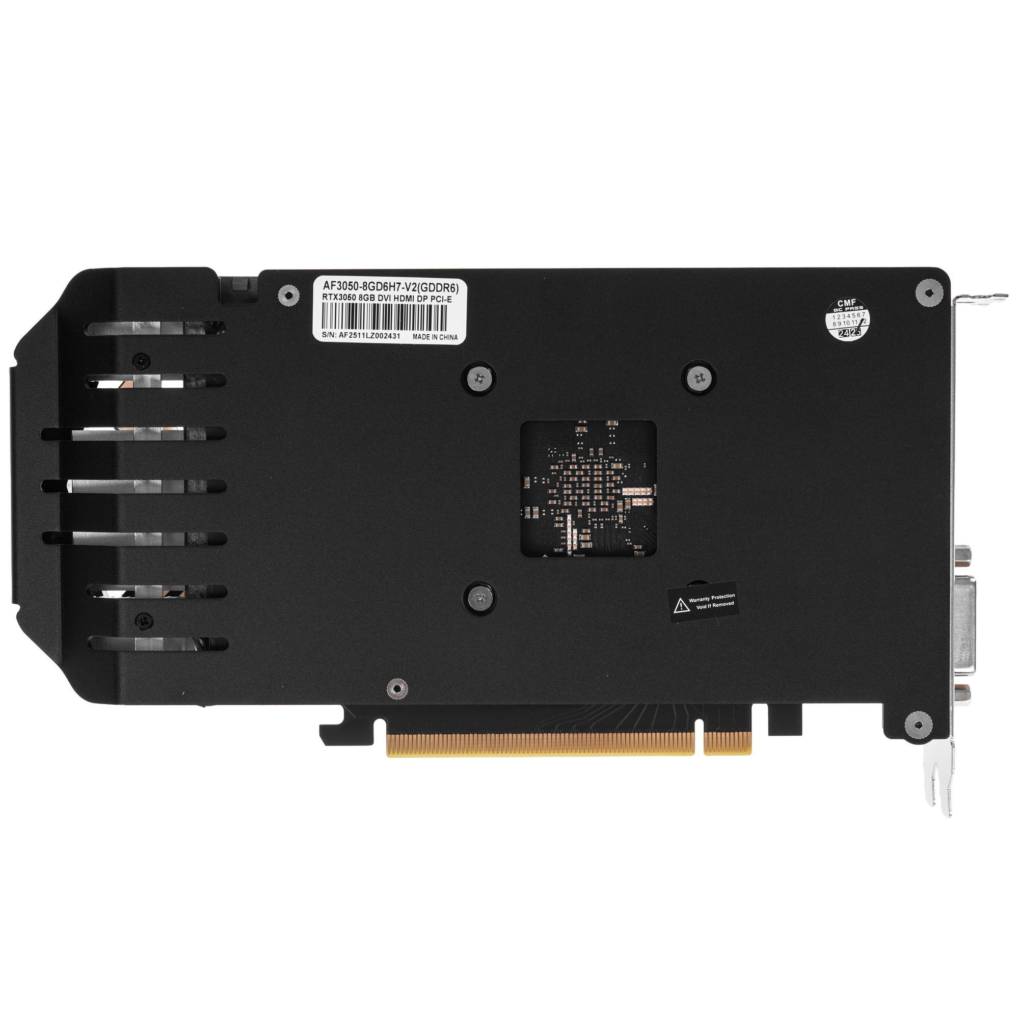 Видеокарта Afox RTX3050 GAMING 8GB GDDR6 128bit DVI DP HDMI 2FAN RTL