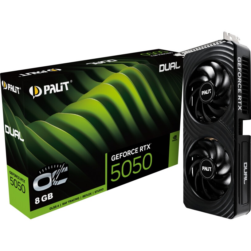 Видеокарта Afox RTX5050 GAMING 8GB GDDR6 128bit 3xDP HDMI 2FAN RTL