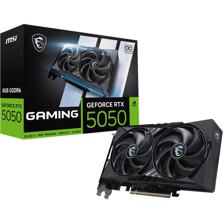 Видеокарта Afox RTX5050 GAMING 8GB GDDR6 128bit 3xDP HDMI 2FAN RTL