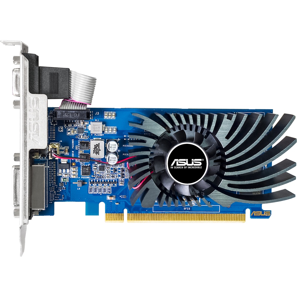 Видеокарта Asus PCI-E GT730-2GD3-BRK-EVO NVIDIA GeForce GT 730 2048Mb 64 DDR3 902/1800 DVIx1 HDMIx1