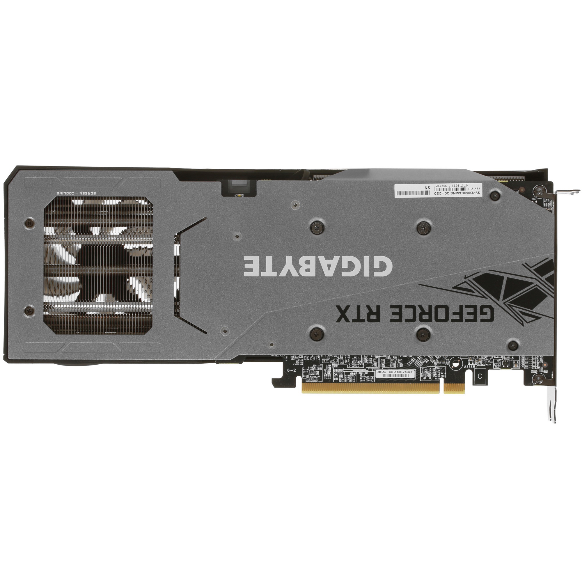 Видеокарта Gigabyte GV-N3060GAMING OC-12GD 2.0 LHR GDDR6 1837/15000/HDMIx2/DPx2/HDCP Ret