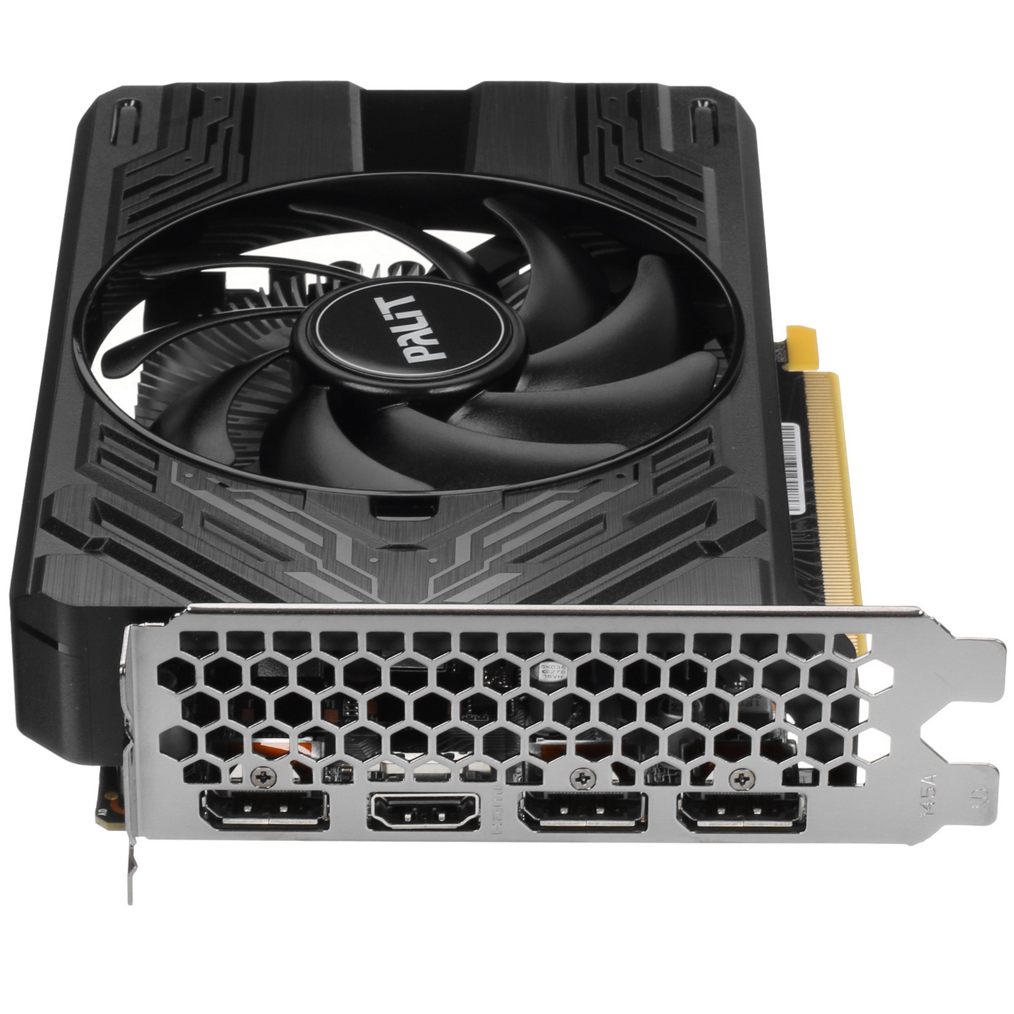 Видеокарта Palit PA-RTX4060 STORMX 8GB 8192Mb 128 GDDR6 1830/17000 HDMIx1 DPx3 HDCP Ret