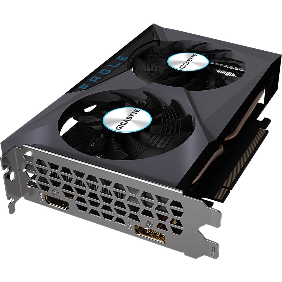 Видеокарта Gigabyte PCI-E GV-R65XTEAGLE-4GD AMD Radeon RX 6500XT 4096Mb 64 GDDR6 2900/12000 HDMIx1 D