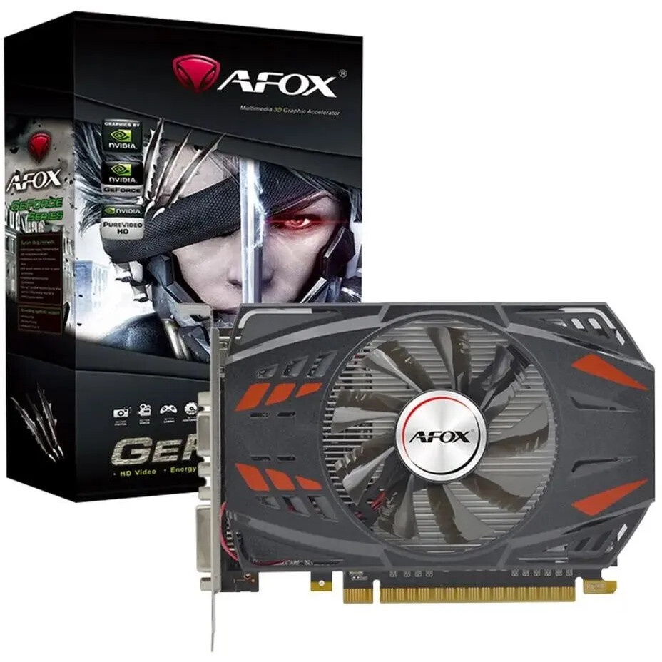 Видеокарта Afox Geforce GT740 2GB GDDR5 128-bit DVI HDMI VGA ATX 1FAN RTL