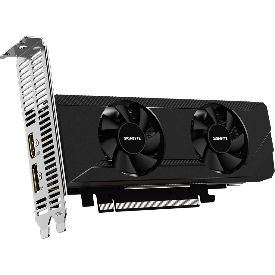 Видеокарта Gigabyte PCI-E 4.0 GV-R64D6-4GL AMD Radeon RX 6400 4096Mb 64 GDDR6 2039/16000 HDMIx1 DPx1