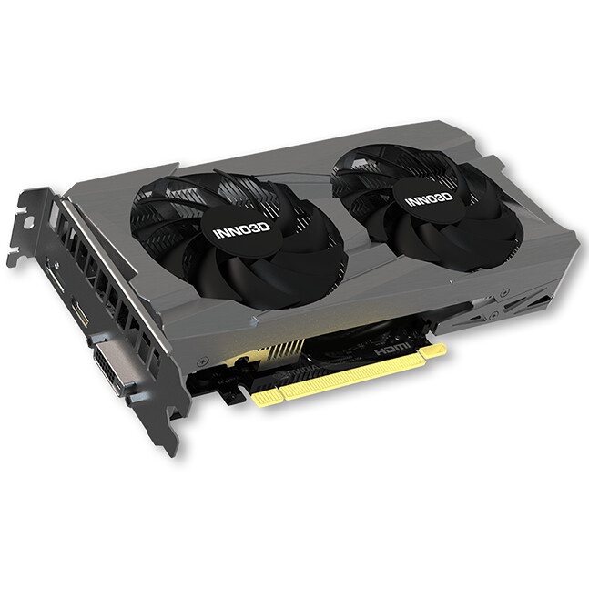 Видеокарта INNO3D RTX 3050 Twin X2/RTX3050, DP,HDMI,DVI, 6G,D6