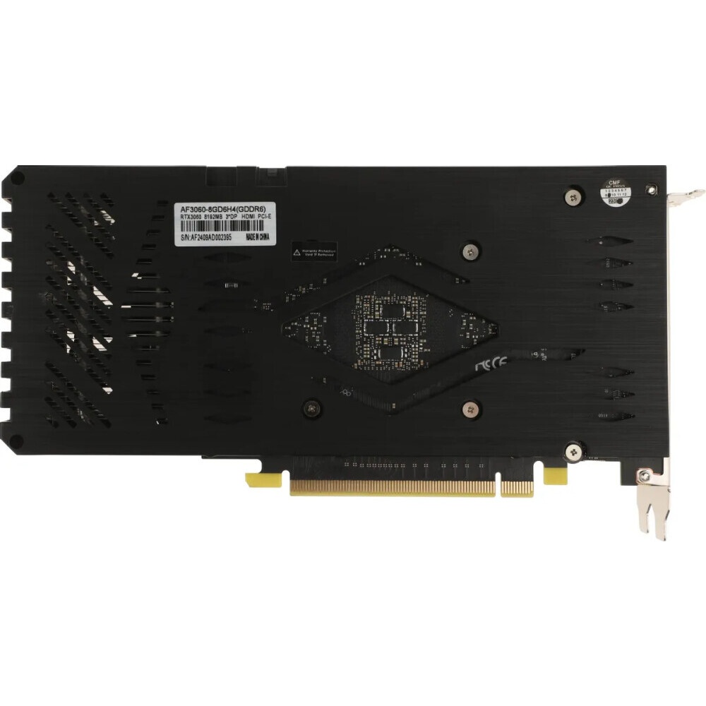 Видеокарта Afox PCI-E 4.0 AF3060-8GD6H4 NVIDIA GeForce RTX 3060 8Gb 128bit GDDR6 1320/15000 HDMIx1 D