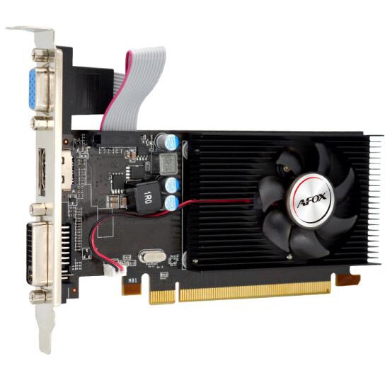 Видеокарта AFOX R5 230 1GB DDR3 64Bit, LP Single Fan AFR5230-1024D3L5