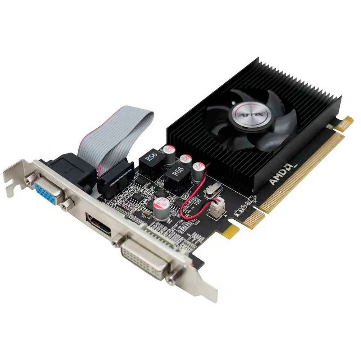 Видеокарта AFOX R5 230 1GB DDR3 64Bit, LP Single Fan AFR5230-1024D3L5