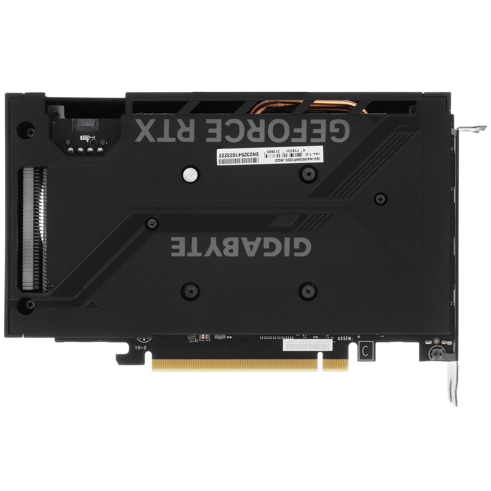 Видеокарта Gigabyte NVIDIA GeForce RTX 4060 8Gb 128bit GDDR6 2475/17000 HDMIx2 DPx2 HDCP Ret GV-N406