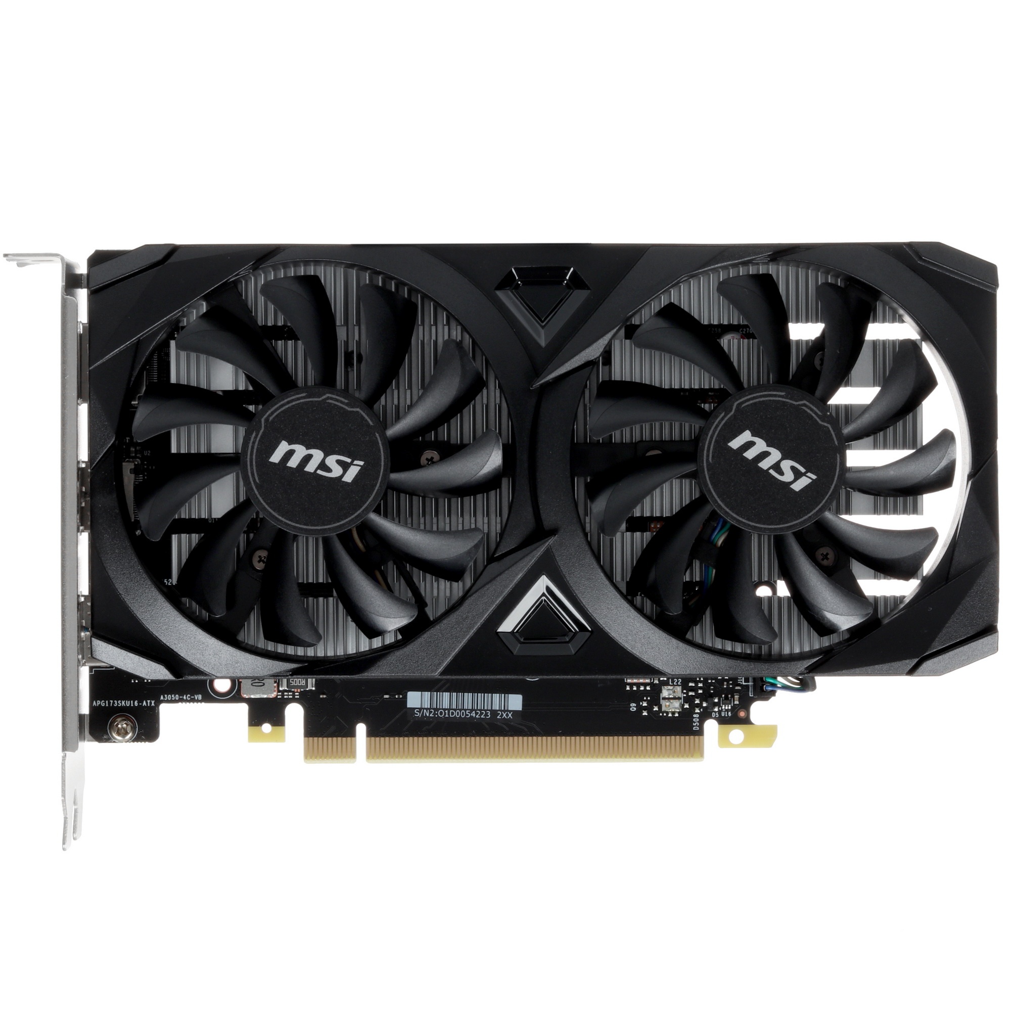 Видеокарта MSI RTX3050 VENTUS 2X 6G OC NVIDIA GeForce RTX 3050 6Gb 128bit PCI-E 4.0 GDDR6 1492/14000
