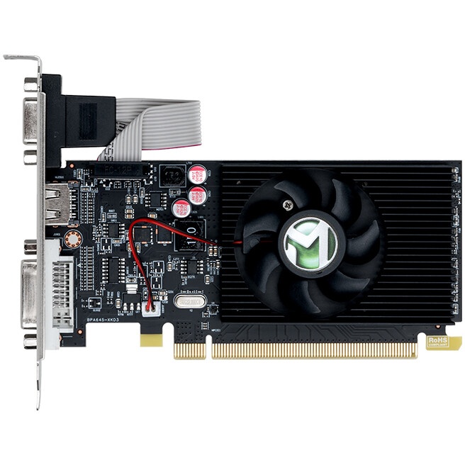 Видеокарта MAXSUN MS-R5 230 Power Hammer SI 2G M0 2Gb GDDR3, 64bit, 625/1066Mhz, DP/HDMI/DVI, 25W Re