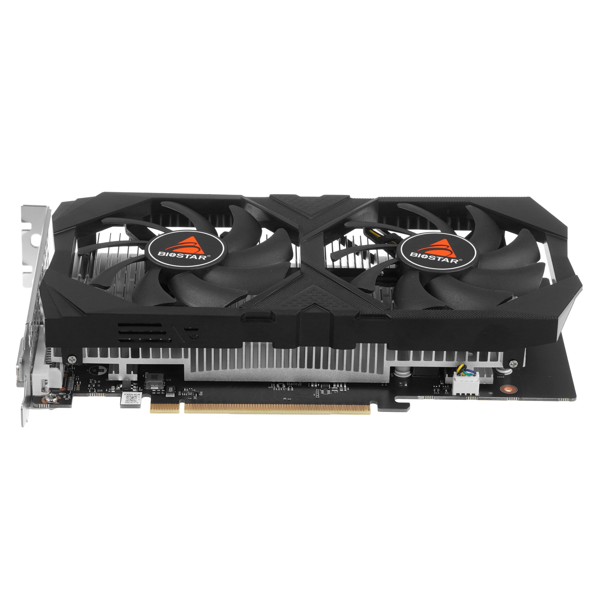 Видеокарта Biostar PCI-E RTX3050-6G NVIDIA GeForce RTX 3050 6Gb 96bit GDDR6 1042/14000 HDMIx1 DPx3 H