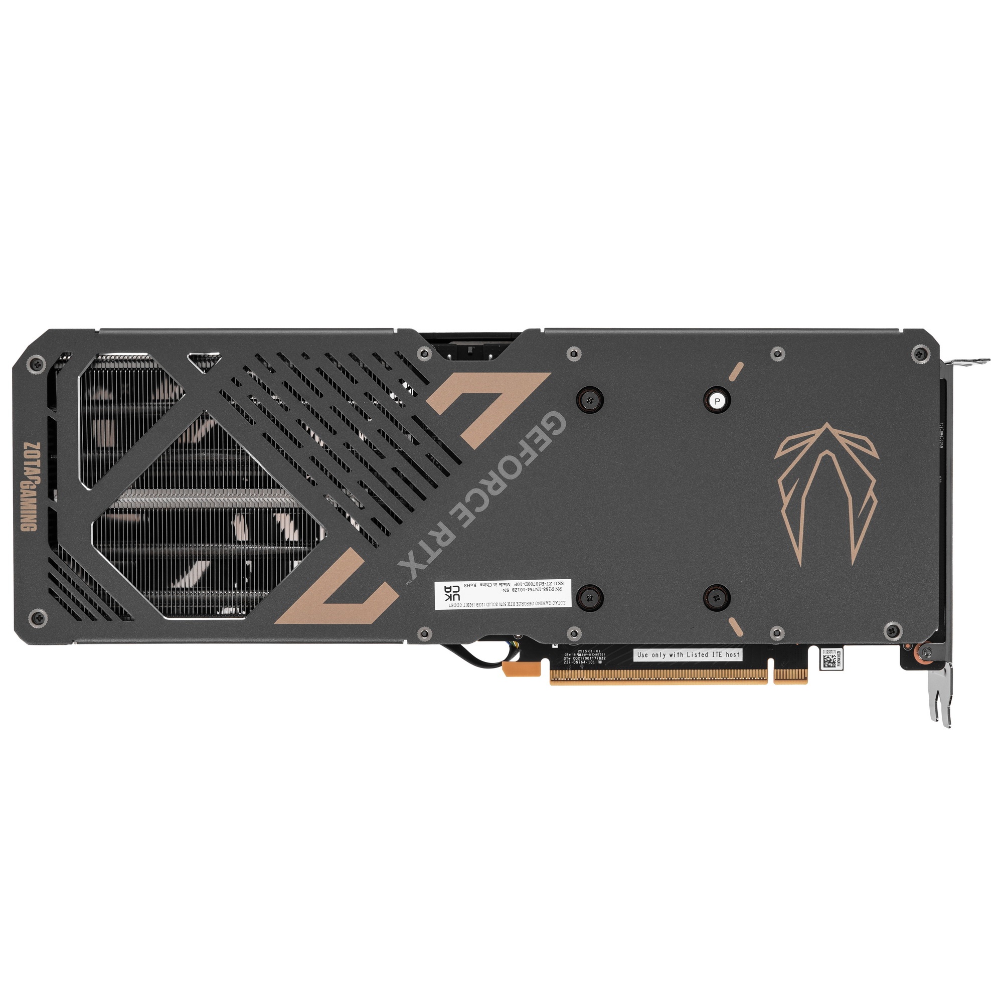 Видеокарта Zotac PCI-E 4.0 RTX 5070 SOLID NVIDIA GeForce RTX 5070 12Gb 192bit GDDR7 2512/28000 HDMIx