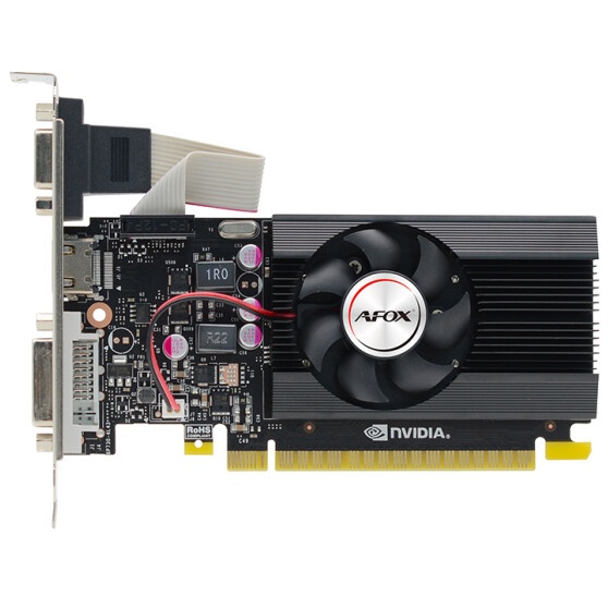 Видеокарта Afox GeForce GT710 4GB DDR3 64BIT DVI HDMI VGA LP SINGLE FAN (AF710-4096D3L7-V1) RTL