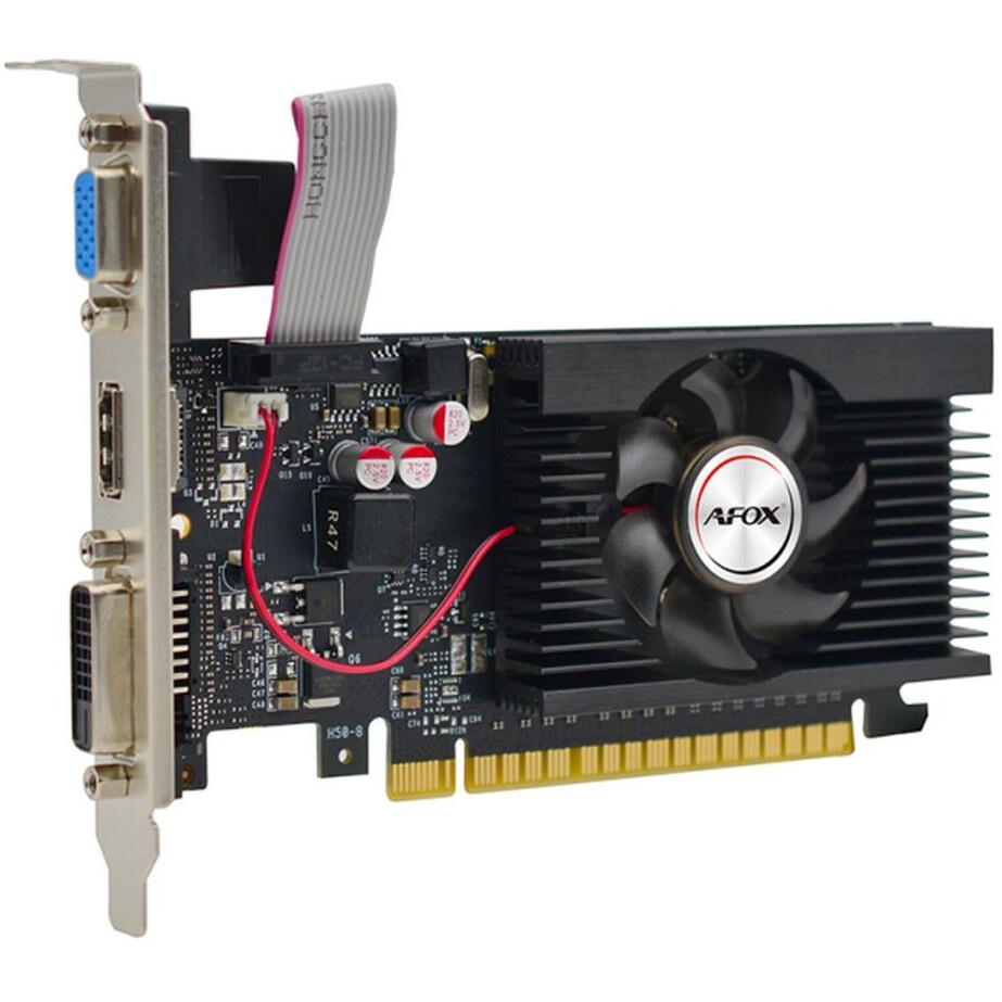 Видеокарта Afox GeForce GT710 4GB DDR3 64BIT DVI HDMI VGA LP SINGLE FAN (AF710-4096D3L7-V1) RTL