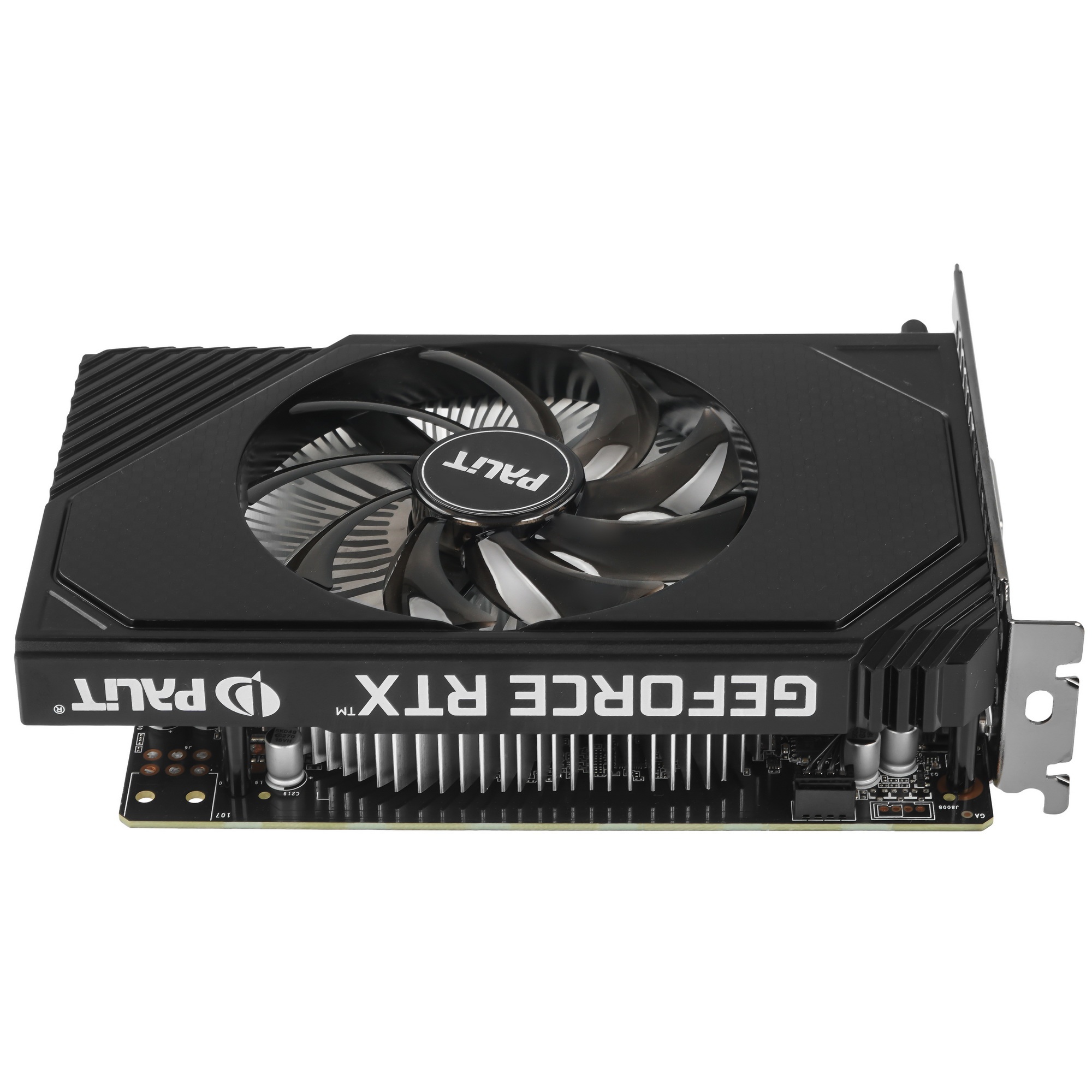 Видеокарта Palit RTX3050 STORMX 6Gb NVIDIA GeForce RTX 3050 6Gb PCI-E 4.0 96bit GDDR6 1042/14000 DVI