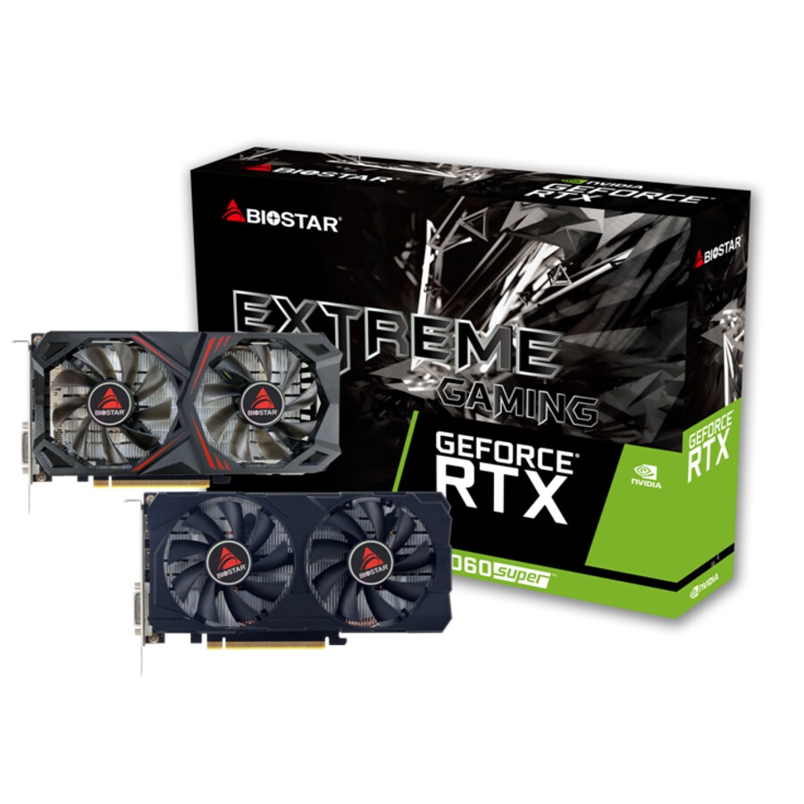 Видеокарта Biostar PCI-E RTX2060 Super-8GB NVIDIA GeForce RTX 2060SUPER 8Gb 256bit GDDR6 1470/14000