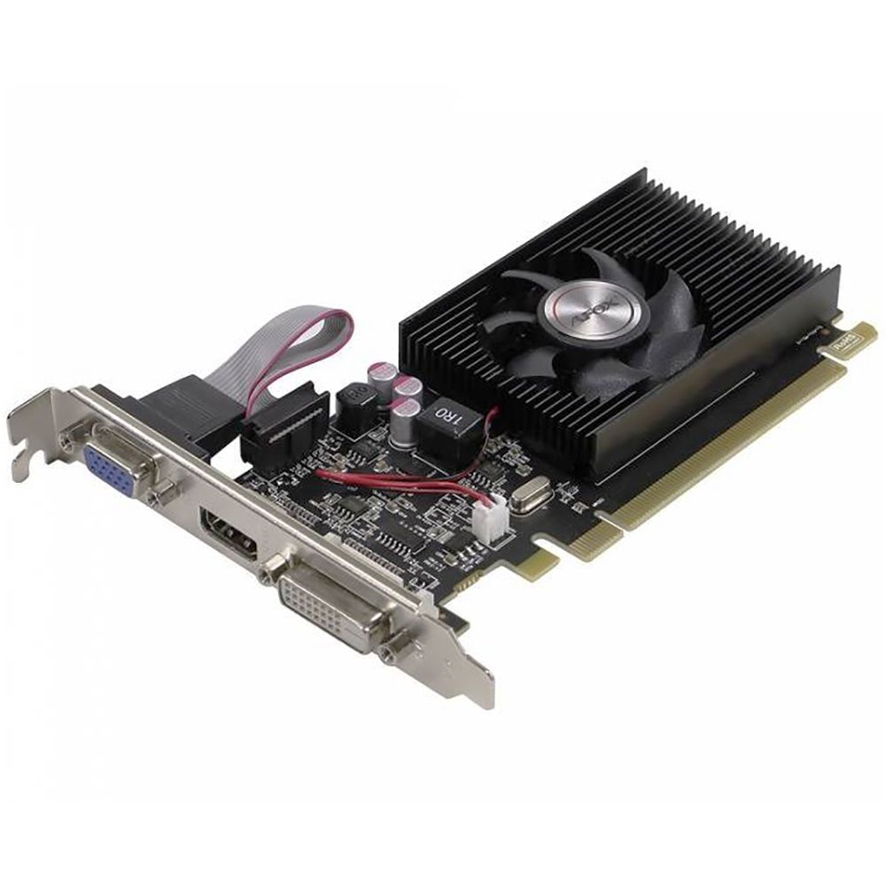 Видеокарта AFOX Radeon R5 220 1GB DDR3 64Bit DVI HDMI VGA LP Single Fan PCI-E 16x  AFR5220-1024D3L5