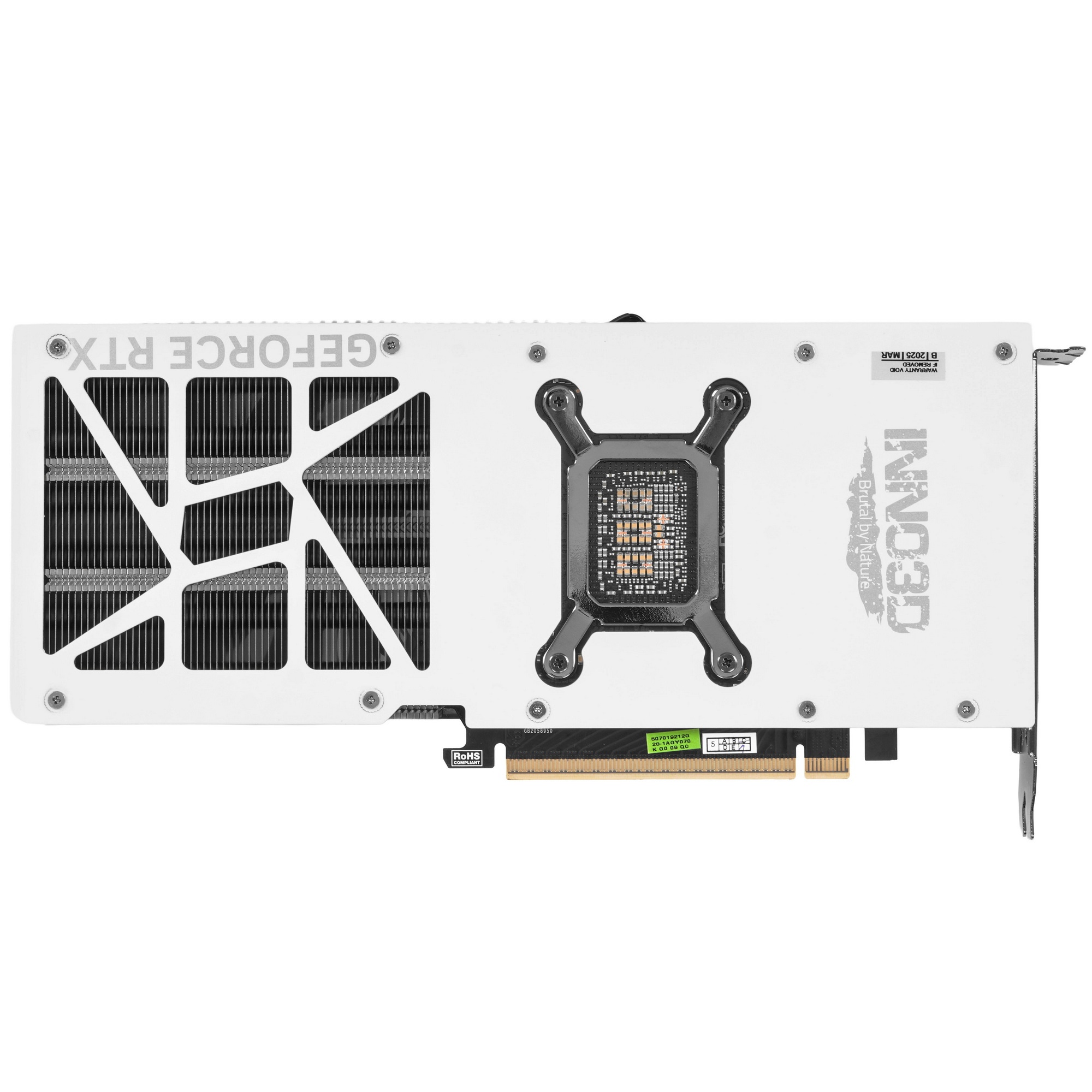Видеокарта INNO3D RTX5070 TWIN X2 ОС WHITE 12GB GDDR7 192bit 3xDP HDMI 2FAN RTL