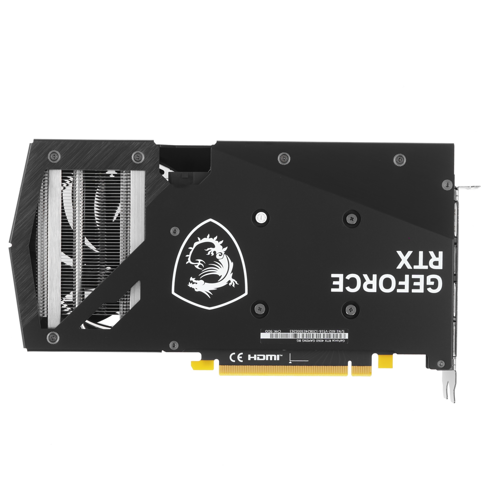 Видеокарта MSI RTX4060 GAMING 8GB RTX4060 8192Mb 128 GDDR6 2460/17000 HDMIx1 DPx3 HDCP Ret