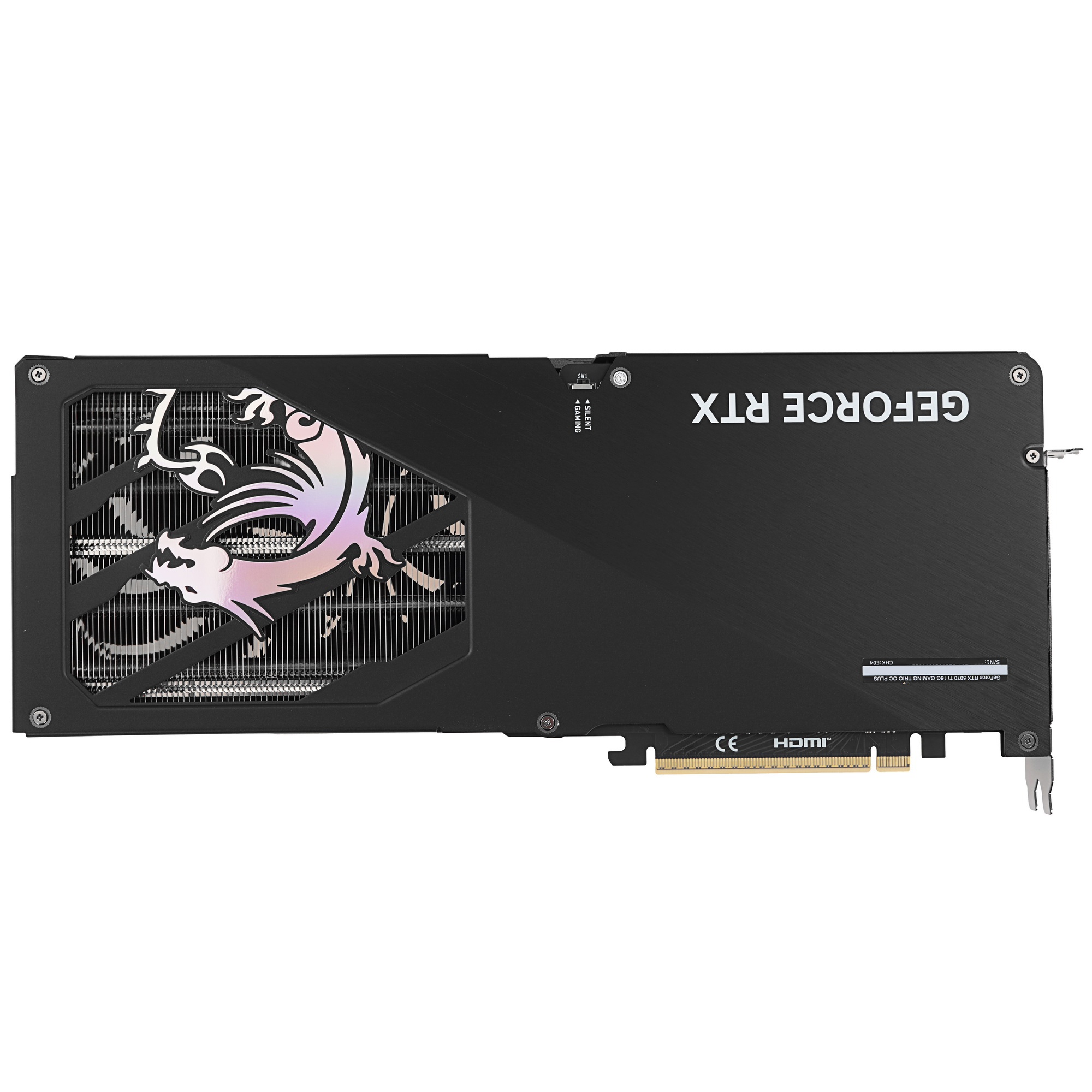 Видеокарта MSI RTX 5070 Ti GAMING TRIO OC PLUS 16GB GDDR7 256bit 3xDP HDMI 3FAN RTL