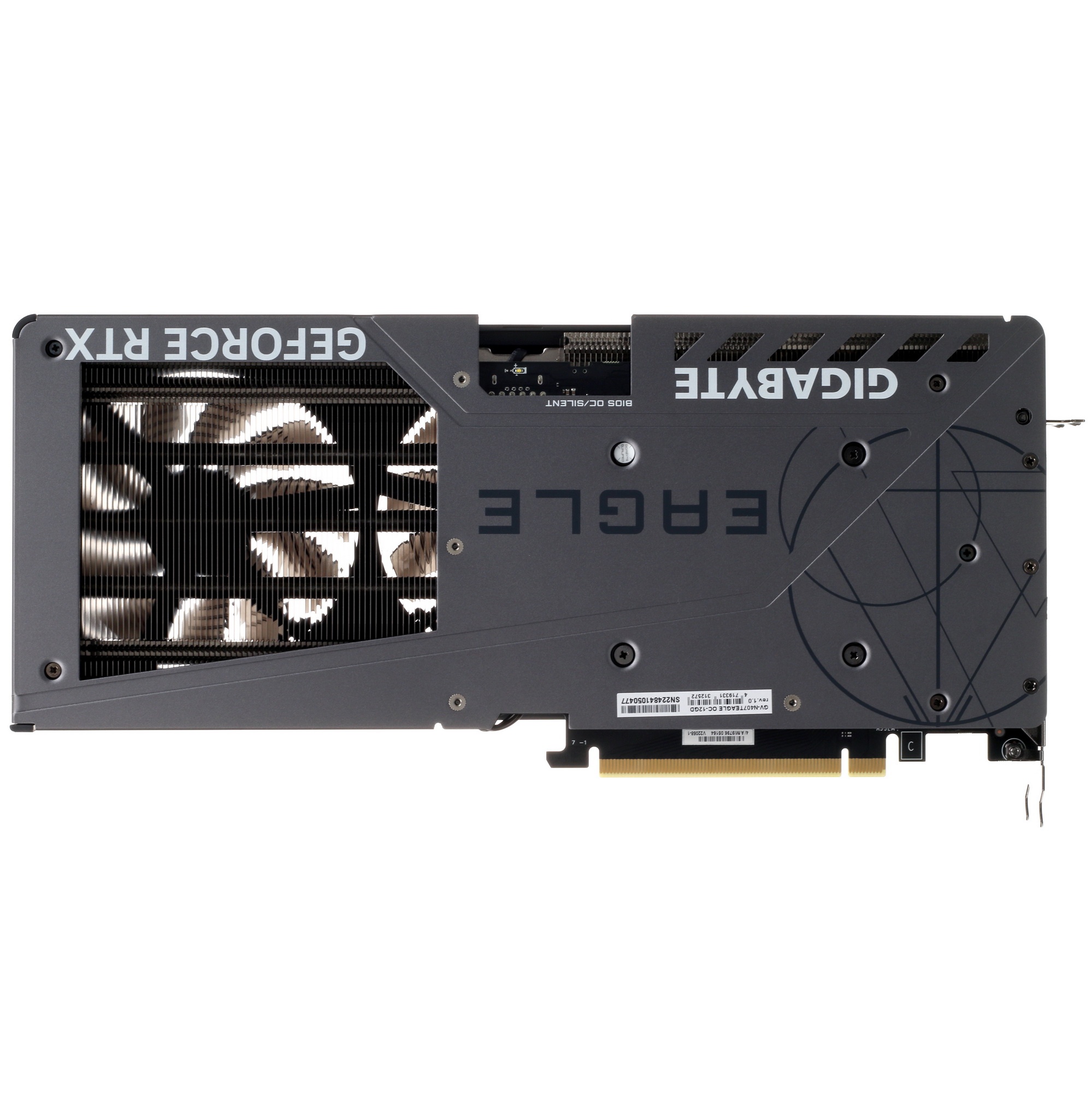 Видеокарта Gigabyte GV-N407TEAGLE OC-12GD 2.0 RTX 4070TI PCI-E 4.0 12288Mb 192 GDDR6X 2625/21000 HDM