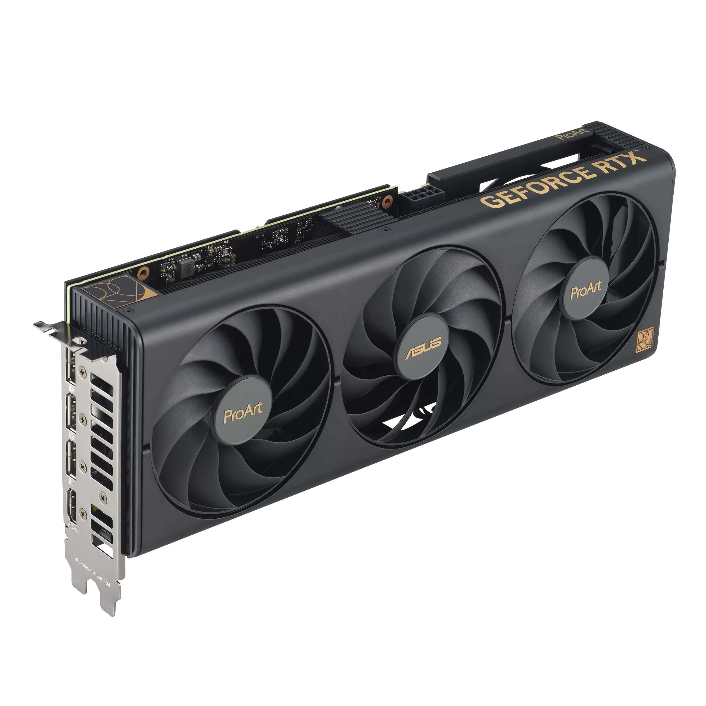 Видеокарта Asus PROART-RTX4060-O8G PCI-E 4.0 RTX4060 8192Mb 128 GDDR6 2550/17000 HDMIx1 DPx3 HDCP Re