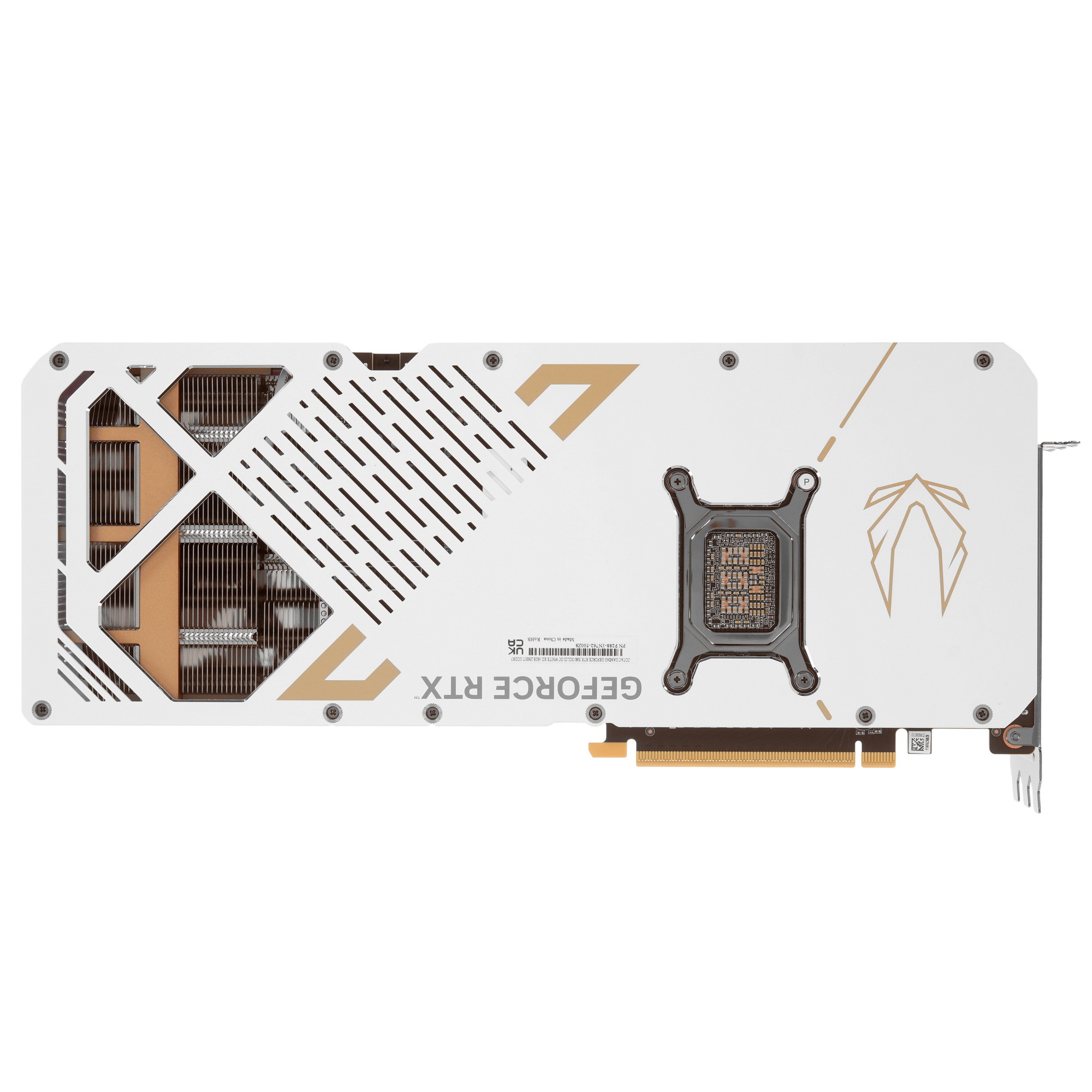 Видеокарта Zotac PCI-E 4.0 RTX 5080 SOLID OC WHITE ED NVIDIA GeForce RTX 5080 16Gb 256bit GDDR7 2640