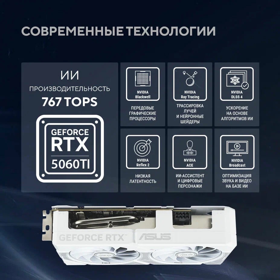 Видеокарта ASUS PRIME-RTX5060TI-8G