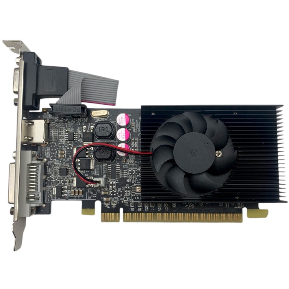 Видеокарта AFOX NVIDIA Geforce GT210 1GB DDR3 64Bit DVI HDMI VGA LP Single Fan