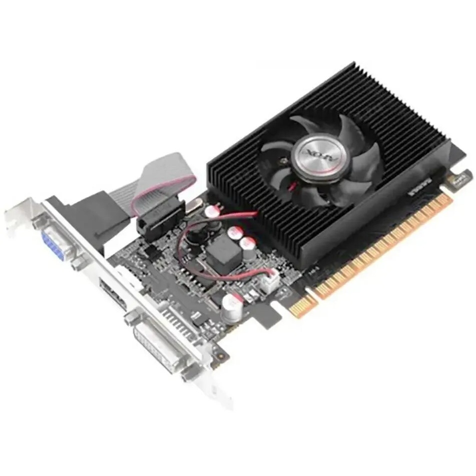 Видеокарта AFOX Geforce GT220 1GB DDR3 128Bit DVI HDMI VGA LP Single Fan