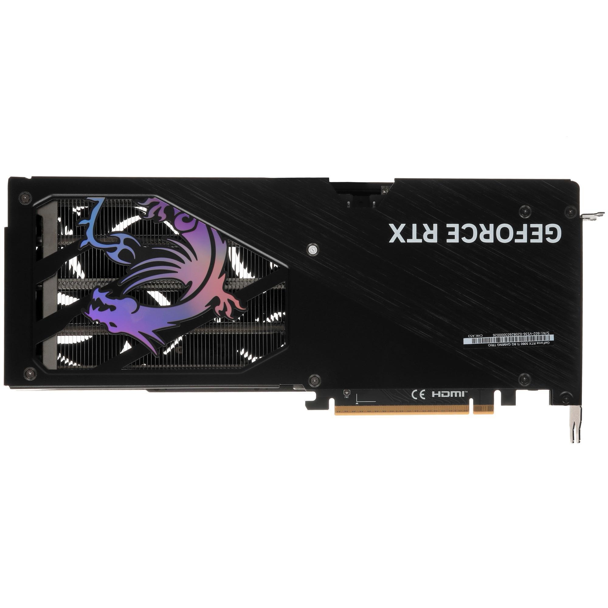 Видеокарта MSI GeForce RTX 5060 Ti 8G GAMING TRIO