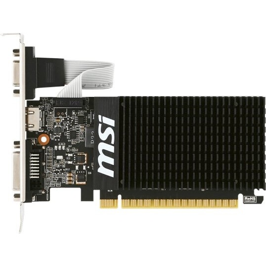 Видеокарта AFOX GT710 2G DDR3 64BIT, LP Single Fan , RTL (AF710-2048D3L5-V3)