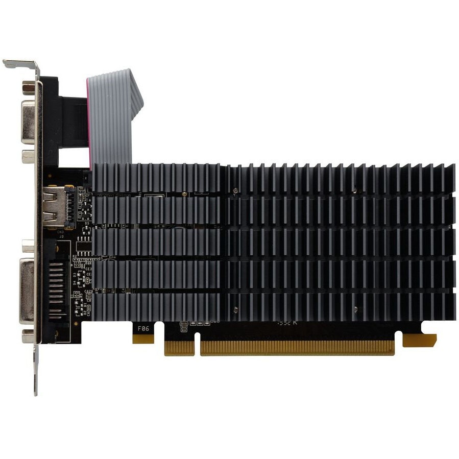 Видеокарта AFOX GT710 2G DDR3 64BIT, LP Single Fan , RTL (AF710-2048D3L5-V3)