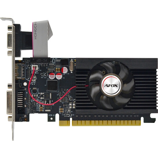 Видеокарта AFOX GT710 2G DDR3 64BIT, LP Single Fan , RTL (AF710-2048D3L5-V3)