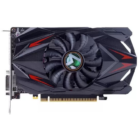 Видеокарта MUXSUN MS-GTX1050Ti Transformer 4G GDDR5, 128bit, 1291/7000MHz, DP/DVI/HDMI, 15W/130W (MS