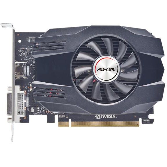 Видеокарта AFOX GT1030 4GB DDR4 64BIT, DVI HDMI ATX SINGLE FAN (AF1030-4096D4H5)
