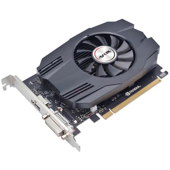 Видеокарта AFOX GT1030 4GB DDR4 64BIT, DVI HDMI ATX SINGLE FAN (AF1030-4096D4H5)