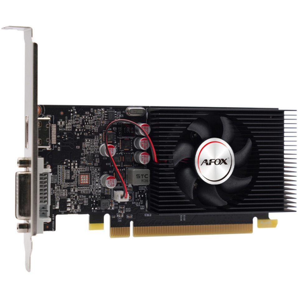 Видеокарта AFOX GT1030 4GB DDR4 64BIT, DVI HDMI ATX SINGLE FAN (AF1030-4096D4H5)
